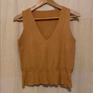 Sweater tank top